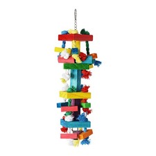 Jouet à mâcher pour perroquet, cage de jeu amusante à suspendre pour