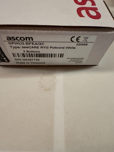 Ascom npwu3 bfea - npwu3-bfea/2c-, tirette
