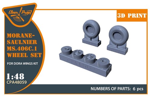 Morane saulnier wheels - set, for