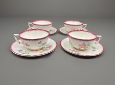 4 Tasses À Thé Sarreguemines