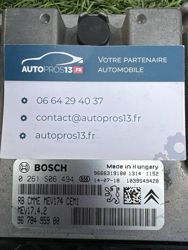 Calculateur moteur psa peugeot - moteur,