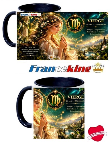 Mug signe zodiaque vierge - zodiaque,