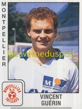 193 VINCENT GUERIN # MONTPELLIER PAILLADE SC STICKER PANINI FOOT 1989 1990