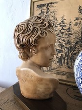 buste « éros » en plâtre