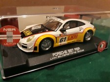SLOT CAR Voiture de circuit 1/32 NSR PORSCHE 997 GT3 LKM Réf N°0055