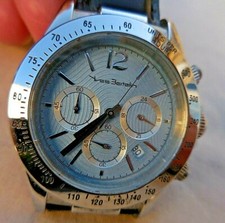 MONTRE YVES BERTELIN MIXTE,FONCTIONS CHRONOMETRE,GUICHET DATE,DECO VAGULETTES