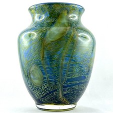Superbe VASE Vintage Verre SABA FRÈRES à BIOT Glass 90 verrerie/novaro/luzoro...