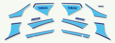 YAMAHA RD 350 LC 31K - Kit Sticker decals - YPVS RDLC 1983-84 - Blue on white