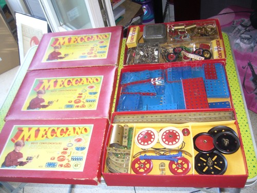Lot boîtes meccano - lot,