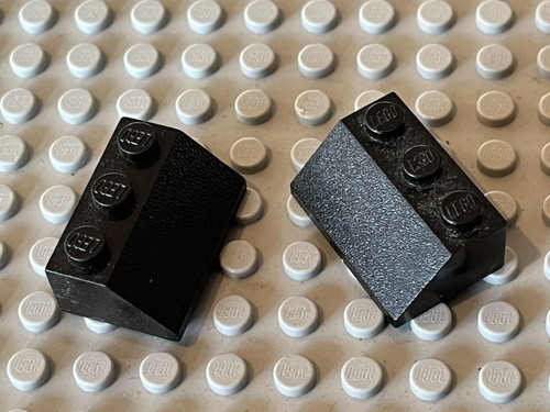 Lego black slope - brick, ref