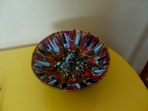 Coupe cuivre émaillé - coupe,