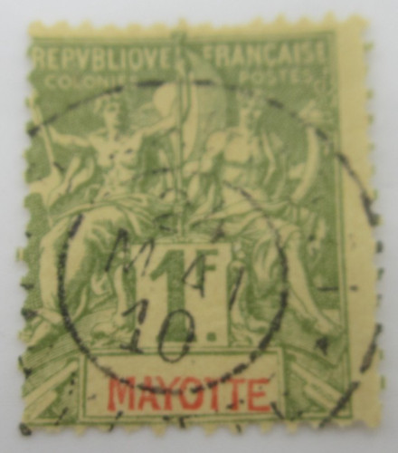Timbre mayotte 13 - timbre,