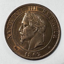10 CENTIMES 1862 BB STRASBOURG