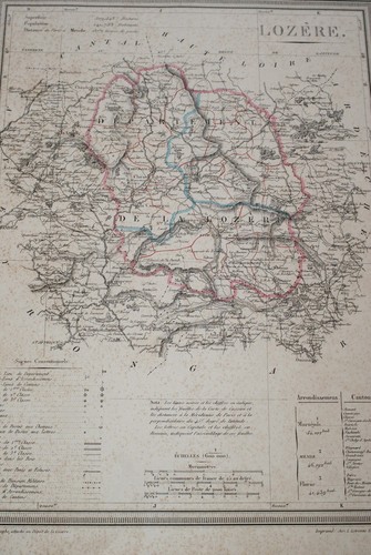 Grande carte departement - grande,