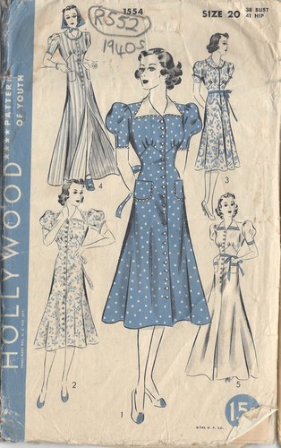 1940s vintage couture - 1940s,