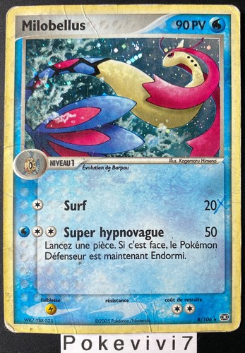 Carte pokemon milobellus 106 - carte,