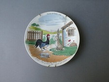 assiette murale en faïence