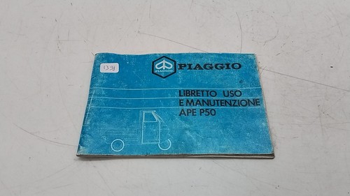 Piaggio vespa ape manuel - vespa,