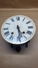 ANCIEN MOUVEMENT MECANIQUE HORLOGE COMTOISE, OEIL DE BOEUF OLD CLOCK PENDULE
