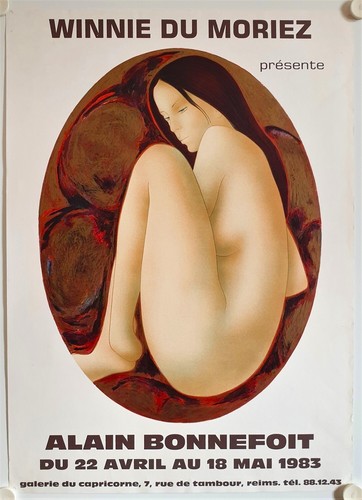 Affiche alain bonnefoit 1983 - alain,
