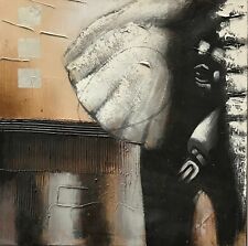 Tableau "Éléphant" Jacqueline BELELIS CARASSO