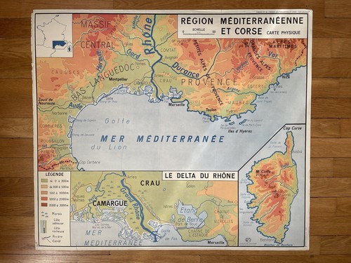 Ancienne affiche scolaire - , 1960