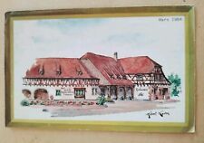 ROBERT KUVEN STEIGE ALSACE DÉPLIANT PUB ANCIEN DISTILLERIE NUSBAUMER 1984 KIRSCH