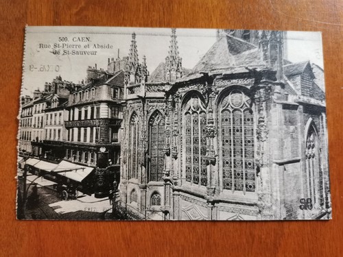 Cpa caen rue - -,