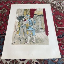 Maurice Brianchon Lithographie BAL MASQUÉ 1956 Ex H C B État Rarissime !