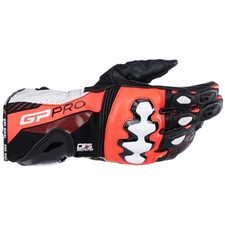 Gants de moto Alpinestars GP Pro R4 noir / rouge fluo / blanc