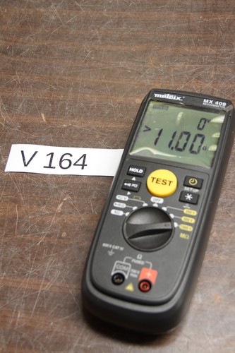 Metrix mx409 megohmmeter 10g - metrix,