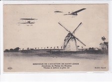 SAINT-OMER: moulin à vol souvenir aviation aérodrome plateau des bruyères Thom