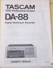 TASCAM DA88 OWNER'S MANUAL 