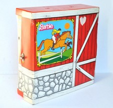 MATTEL Valise Equitation BARBIE 1976 Ecurie vide