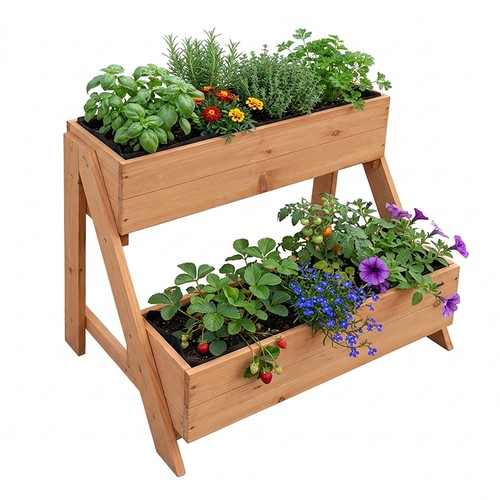 Jardinière surélevée bac - , à