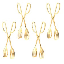 4 Pcs 10 inch Gold Serving