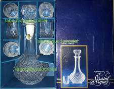 Cristal d'arques Service 7 piéces a liqueur modèle longchamp Neuf