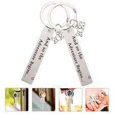  2 Pcs Anneau Porte Clef