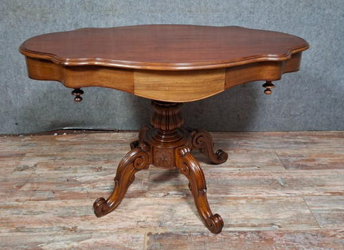 Table salon acajou et - de, en