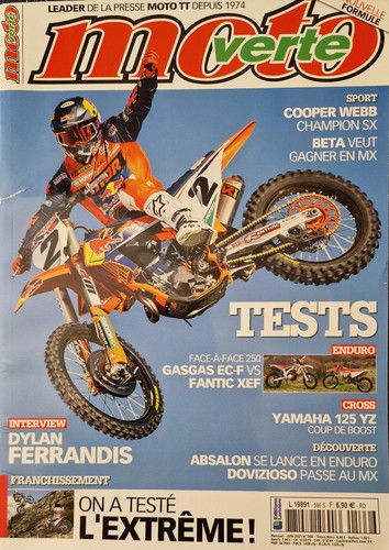 Moto verte 566 face - moto,
