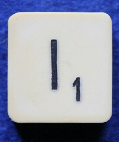 Lettre pour jeu scrabble - i,