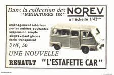 PUB VEHICULE MINIATURE  "