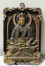Vieille chine bois peint - "vieille,