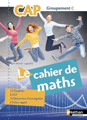 Cahier maths cap - le,
