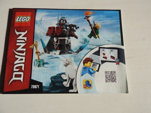 Notice lego ninja - notice, 70671