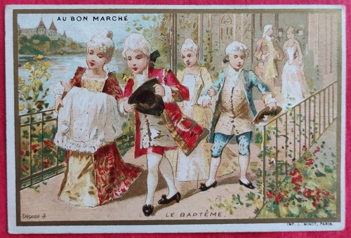 Chromo litho bon marche - au,