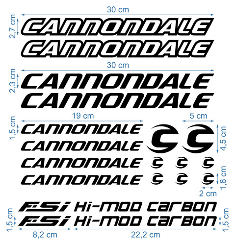 Cannondale decal stickers - cannondale,