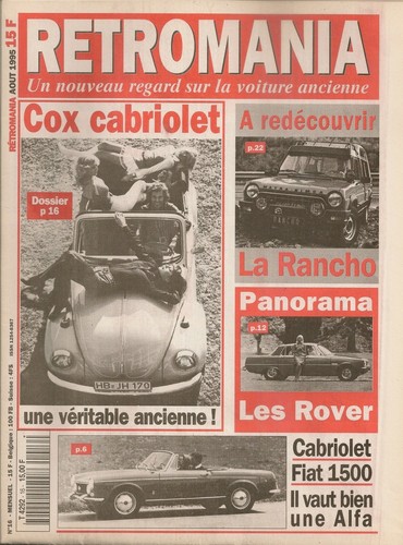 Retromania cox cabriolet - vw,