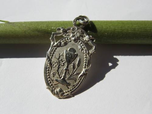 Ancien pendentif médaille - pendentif,
