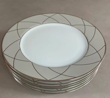 3 (6) Assiettes Haviland Clair De lune Entrée Dessert